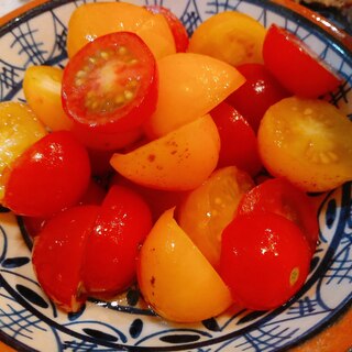 すし酢で簡単♪ミニトマトのマリネ☆